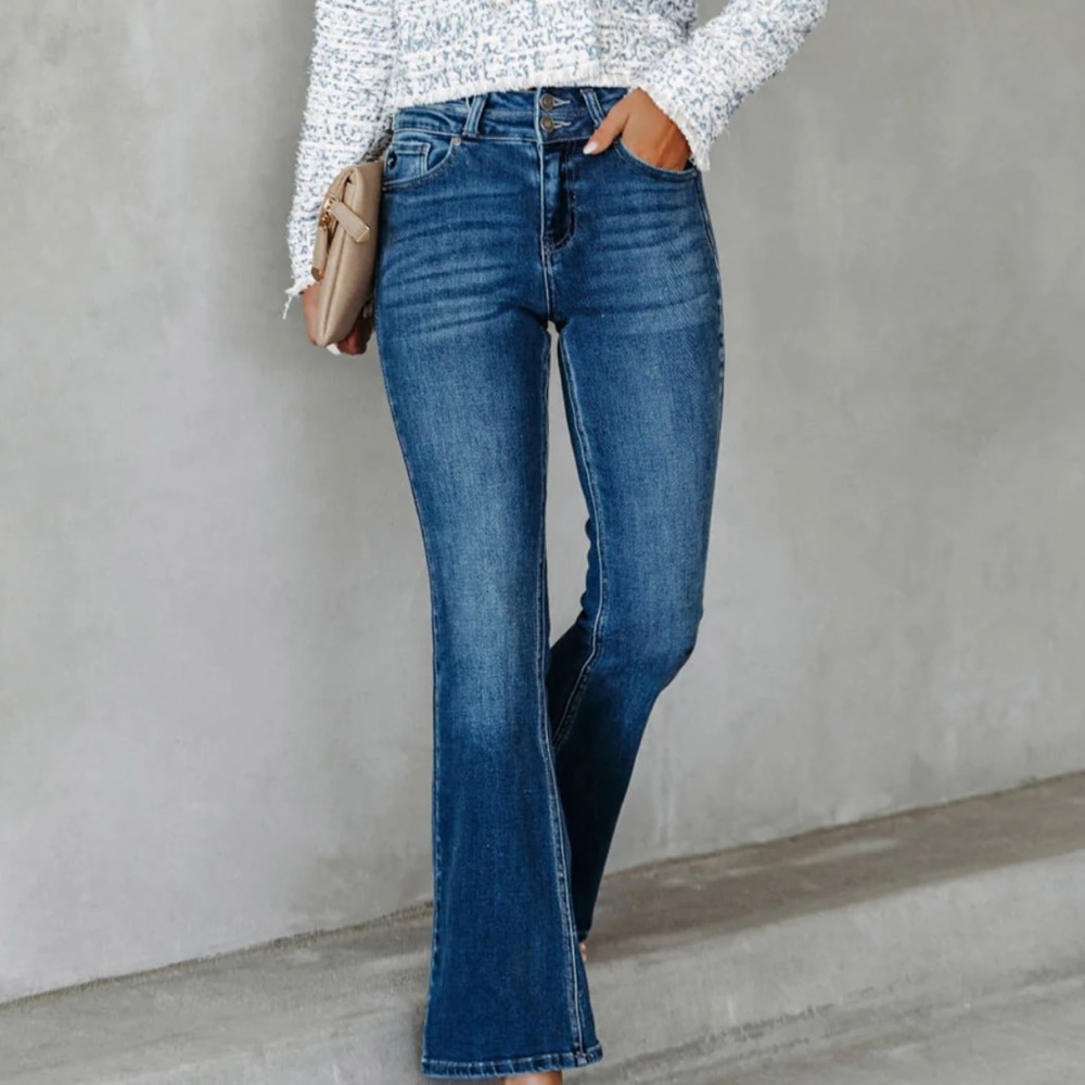 New Kancan flare denim.